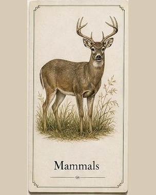 BioBlitz: Single Group Survey — Mammals group card